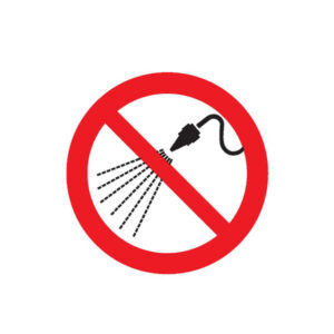 INTERDIT D'ARROSER D.180mm