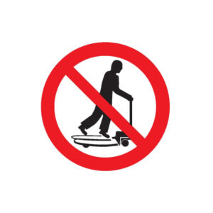 INTERDIT DE MONTER SUR LES CHARIOTS D.180mm