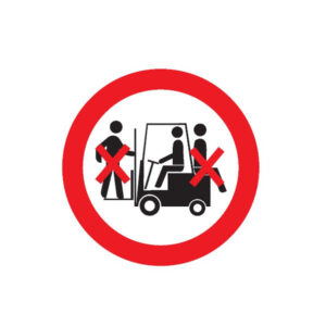 INTERDIT DE TRANSPORTER DES PERSONNES D.180mm