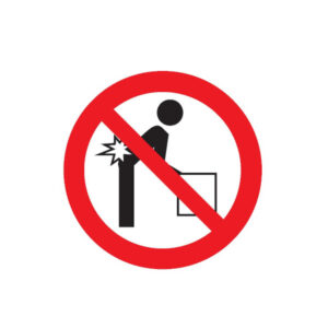 MAUVAISE POSITION POUR SOULEVER D.180mm