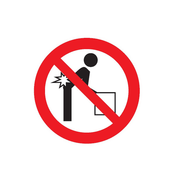 MAUVAISE POSITION POUR SOULEVER D.180mm