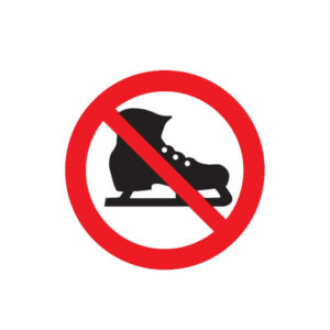 PATINS INTERDITS D.180mm