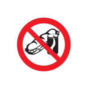 SANDWICHS ET BOISSONS INTERDITS D.80mm