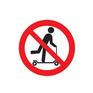 TROTTINETTE INTERDITE D.180mm