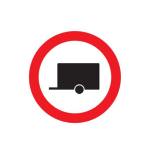 INTERDIT AUX REMORQUES D.180mm