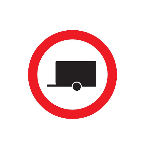 INTERDIT AUX REMORQUES D.180mm