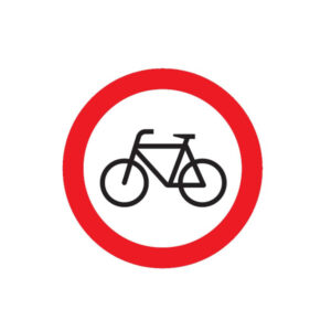 INTERDIT AUX VELOS D.180mm