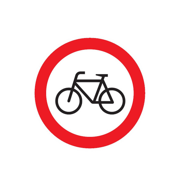 INTERDIT AUX VELOS D.180mm