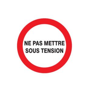 NE PAS METTRE SOUS TENSION D.80mm