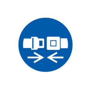 ATTACHER LA CEINTURE DE SECURITE D.80mm