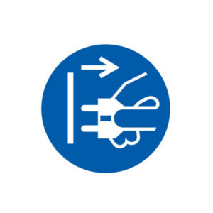 DEBRANCHER LA PRISE D'ALIMENTATION DU SECTEUR D.420mm