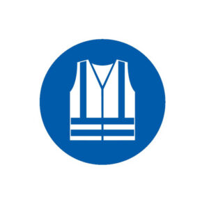 GILET DE SECURITE HAUTE VISIBILITE OBLIGAT. D.80mm