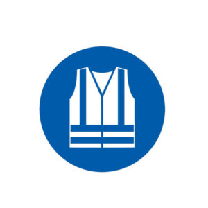 GILET DE SECURITE HAUTE VISIBILITE OBLIGAT. D.180mm