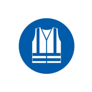 GILET DE SECURITE HAUTE VISIBILITE OBLIGAT. D.420mm