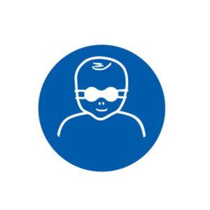 PROTECTION OPAQUE DES YEUX OBLIGAT. P/ ENFANTS D.420mm