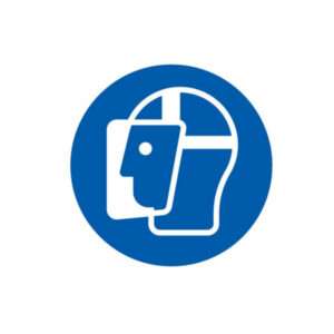 VISIERE DE PROTECTION OBLIGATOIRE D.420mm