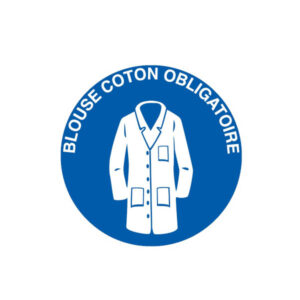 BLOUSE COTON OBLIGATOIRE D.180mm