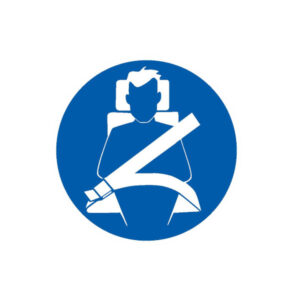 CEINTURE DE SECURITE OBLIGATOIRE D.80mm