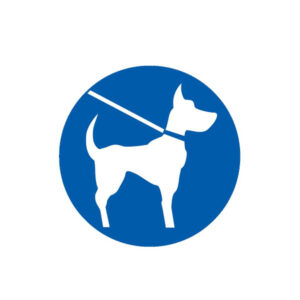 CHIEN EN LAISSE OBLIGATOIRE D.180mm