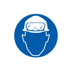 PROTECTION OBLIGATOIRE TETE/VUE CONTRE L'ACIDE D.420mm