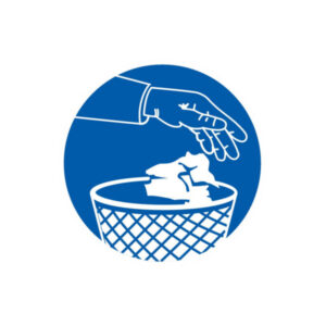 UTILISEZ LES POUBELLES D.420mm