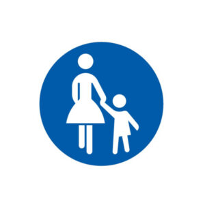 CHEMIN OBLIGATOIRE POUR PIETONS D.420mm