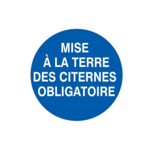 MISE A LA TERRE DES CITERNES OBLIGATOIRE D.80mm