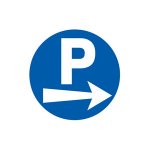 PARKING FLECHE A DROITE D.420mm