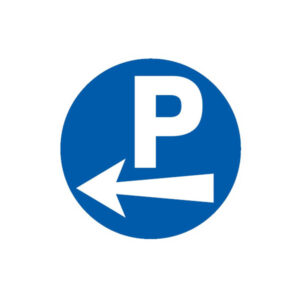 PARKING FLECHE A GAUCHE D.80mm
