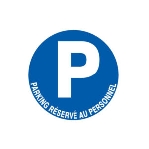PARKING RESERVE AU PERSONNEL D.420mm