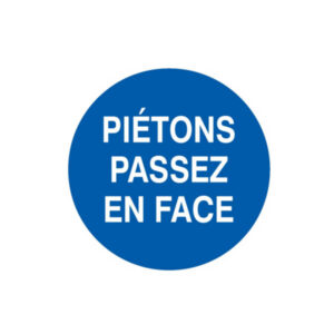 PIETONS PASSEZ EN FACE D.420mm