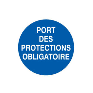 PORT DES PROTECTIONS OBLIGATOIRE D.80mm