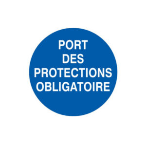 PORT DES PROTECTIONS OBLIGATOIRE D.420mm