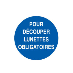 POUR DECOUPER LUNETTES OBLIGATOIRES D.180mm