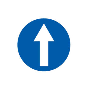 SENS OBLIGATOIRE (tout droit) D.80mm