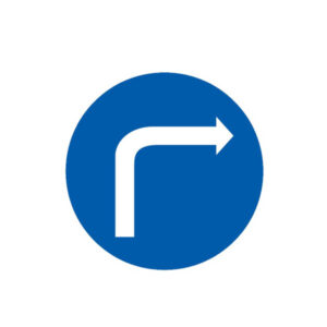 VIRAGE A DROITE D.180mm