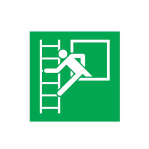 FENETRE DE SECOURS AVEC ECHELLE DE SECOURS 200x200mm