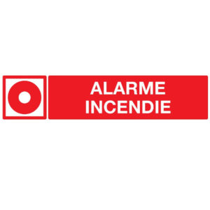 ALARME INCENDIE LUMINESCENT 330x75mm