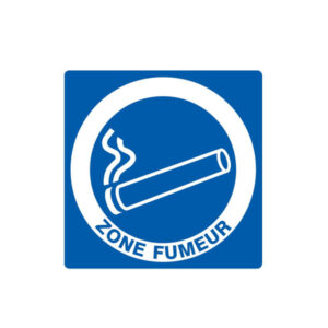 ZONE FUMEUR 200x200mm