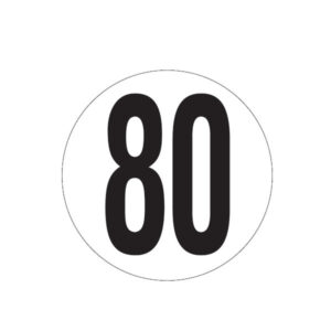 VEHICULES LIMITES A 80KM/H PS CHOC D.200mm