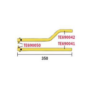 XA8 - SHAPED ARM PAIR - TE690042