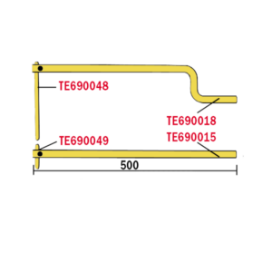 XA9 - SHAPED ARM PAIR - TE690018